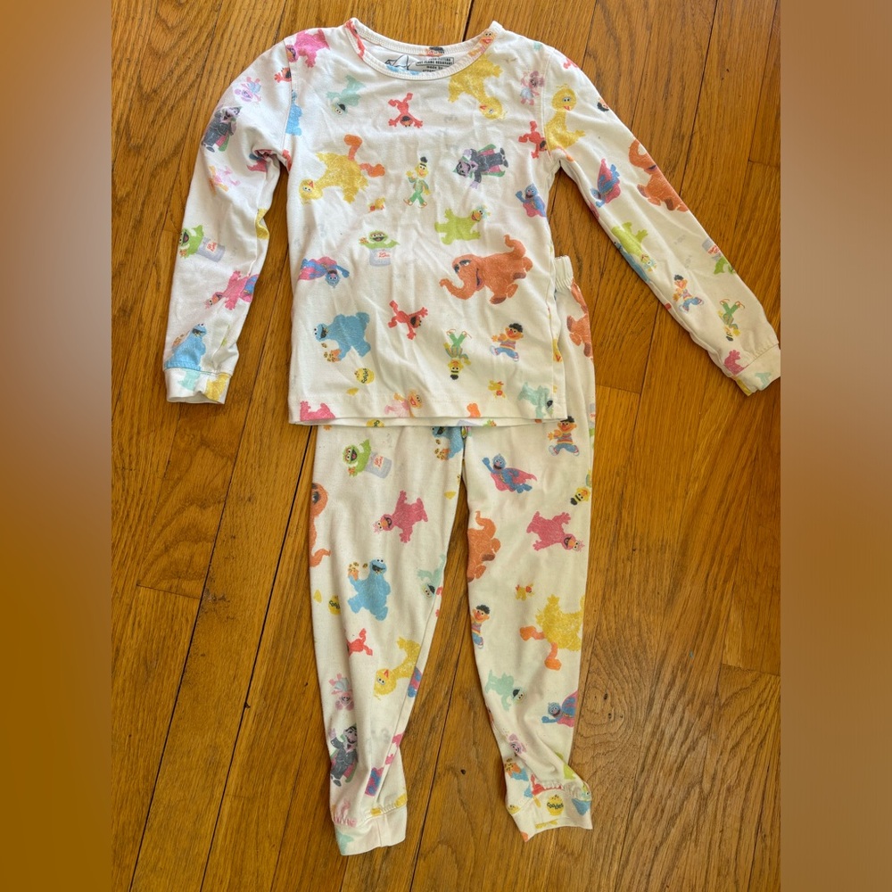 Copper Pearl Sesame Street PJs